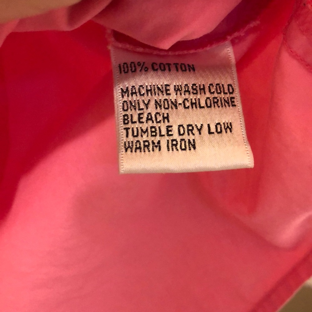 Talbots Hot Pink Button-Up - Picture 5 of 5